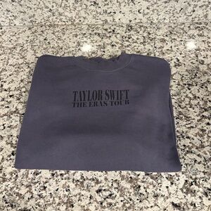 Taylor Swift Gray Crew Neck Sweater